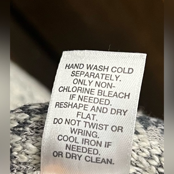 J. JILL White Gray Long Sleeve Jacquard Topper Longline Coat Jacket Size:Small - Picture 10 of 15